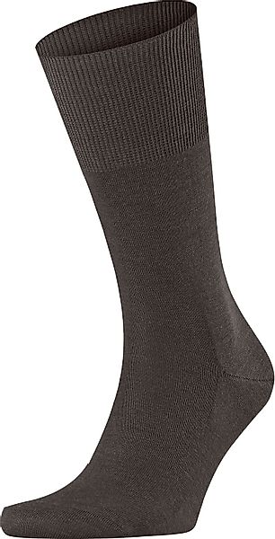 Falke Airport Socke Dunkelbraun Melange - Größe 39-40 günstig online kaufen