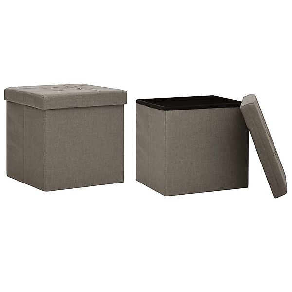 vidaXL Hocker Hocker mit Stauraum 2 günstig online kaufen