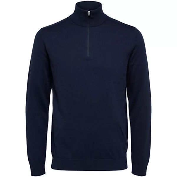 Selected  Sweatshirt Berg Half Zip Cardigan Navy günstig online kaufen