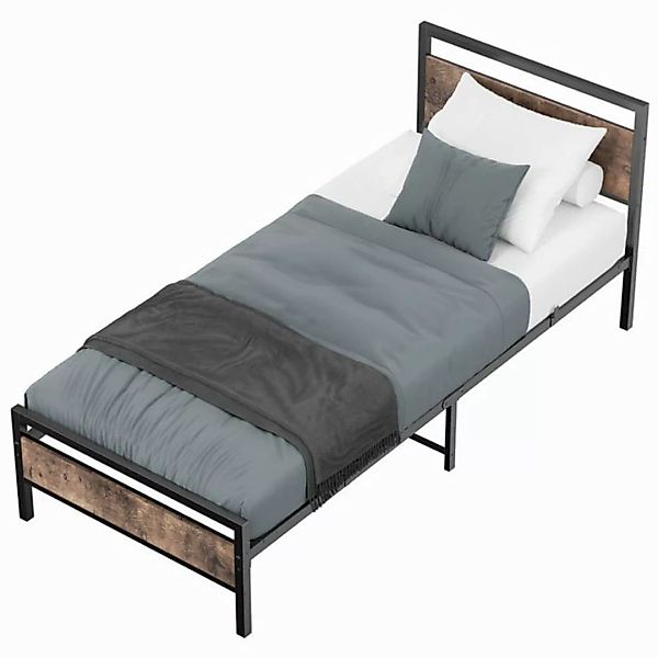 OKWISH Metallbett Jugendbett (mit Lattenrost, Bettrahmen Gästebett Jugendbe günstig online kaufen