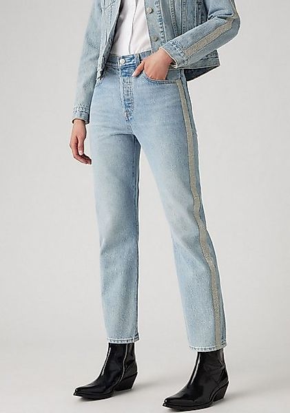 Levi's® 7/8-Jeans 501 CROP mit Glitzerdetails an Seitennähten günstig online kaufen