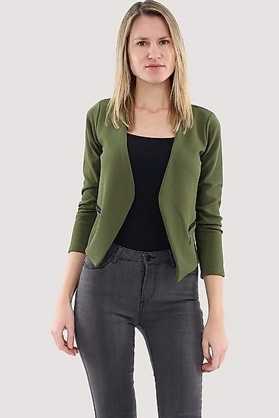 malito more than fashion Jackenblazer 6040 Sweatblazer im Basic-Look günstig online kaufen