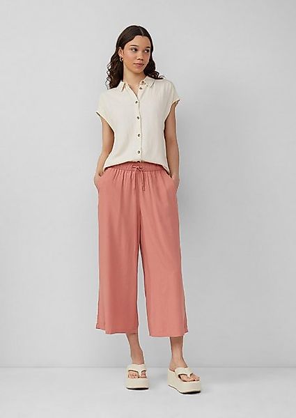 QS 7/8-Hose Culotte aus Viskose Gummizug günstig online kaufen