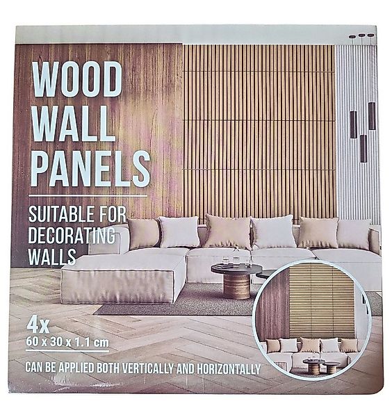 Spectrum Wandpaneel Wandpaneel Holz 60 x 30 cm 4 Stück, 0,18 qm, (4-tlg) günstig online kaufen