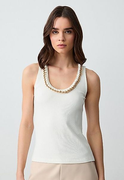 Jimmy Key Blusentop Schlank geschnittene Strickbluse günstig online kaufen
