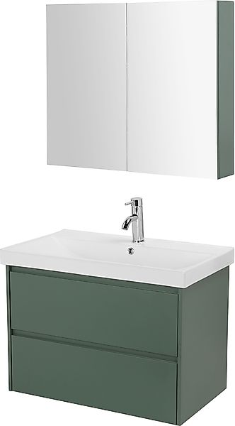 welltime Badmöbel-Set Clarence, Waschplatz mit 2 günstig online kaufen