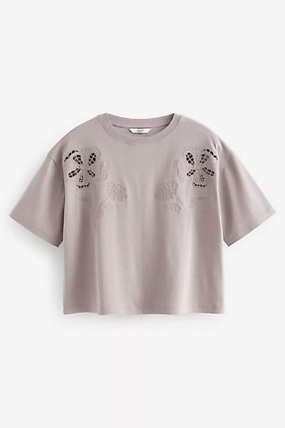 Next T-Shirt T-Shirt mit Zierausschnitt (1-tlg) günstig online kaufen