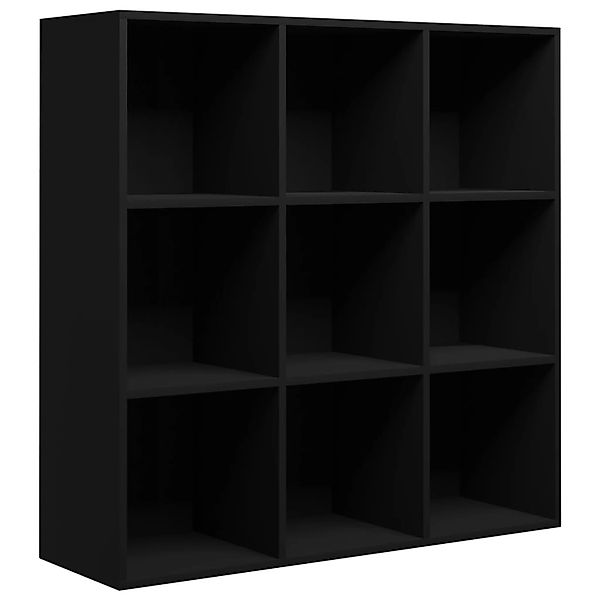 VidaXL Bücherregal Schwarz 98x30x98 cm Holzwerkstoff günstig online kaufen