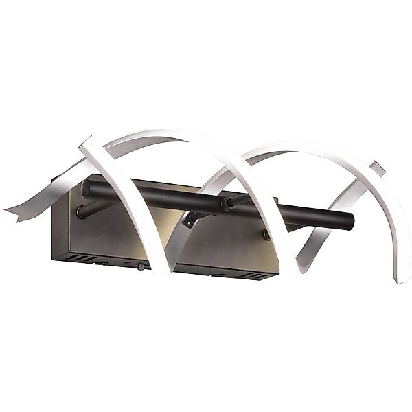 Trio LED Wandleuchte Sequence Aluminium gebürstet günstig online kaufen