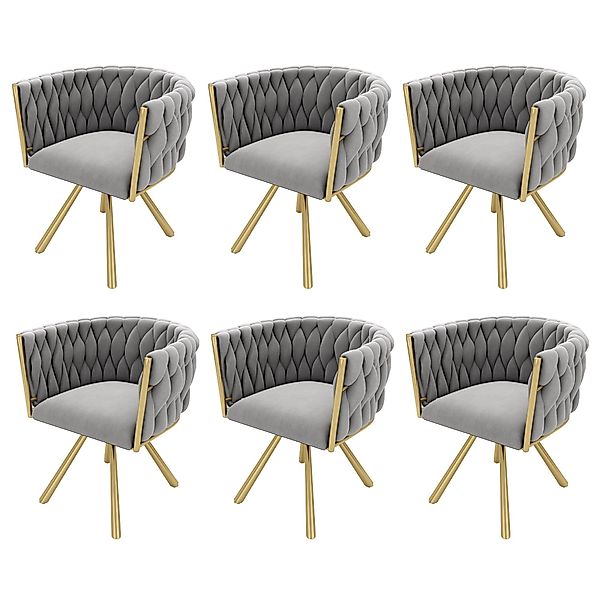HAUSS SPOLE Esszimmerstuhl 6er set, Drehstuhl günstig online kaufen