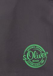 s.Oliver Badeshorts mit seitlichem Logodruck günstig online kaufen
