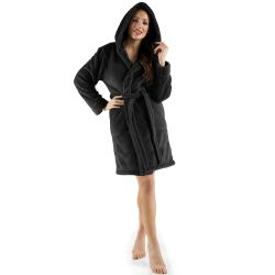CelinaTex Bademantel Morgenmantel Damen kurz Fleece günstig online kaufen