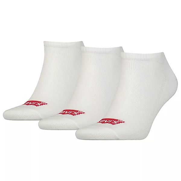 Levi´s ® Batwing Logo Low Socken 3 Paare EU 35-38 White günstig online kaufen