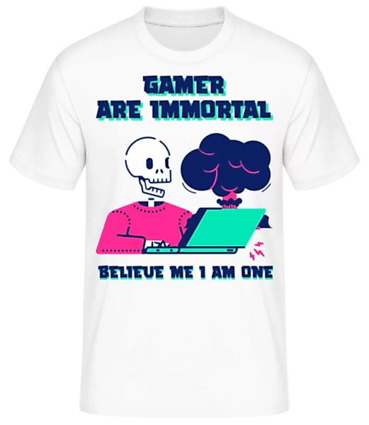 Gamer Are Immortal · Männer Basic T-Shirt günstig online kaufen