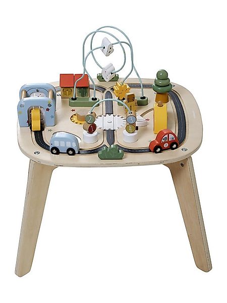 vertbaudet Lernspielzeug Baby Activity-Tisch mit Autos, Holz FSC® günstig online kaufen