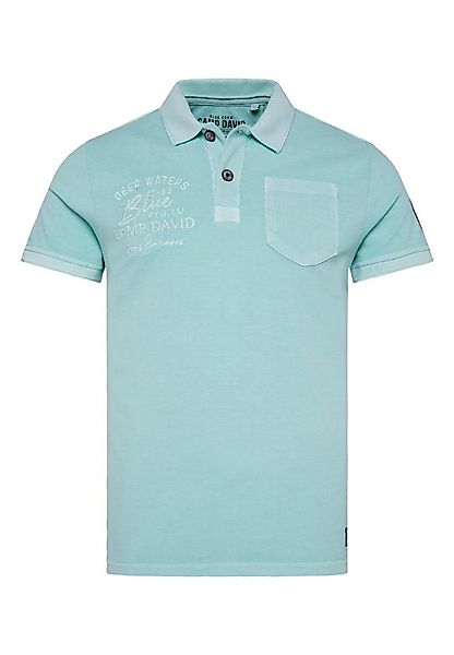 CAMP DAVID Poloshirt Poloshirt Kurzarmshirt (1-tlg., 1) günstig online kaufen