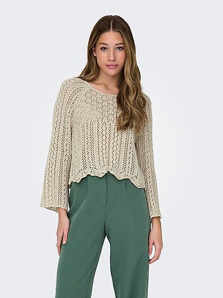 ONLY Strickpullover ONLNola (1-tlg) Lochmuster günstig online kaufen