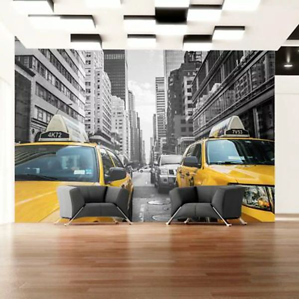 artgeist Fototapete New York taxi mehrfarbig Gr. 100 x 70 günstig online kaufen
