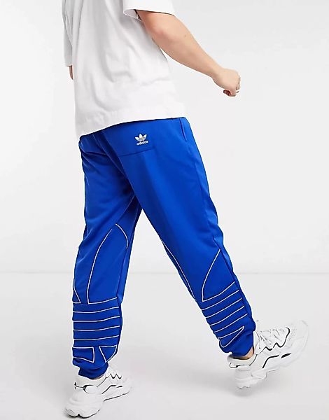adidas Originals – Outline – Sportjogginghose in Blau mit Dreiblatt-Logo günstig online kaufen