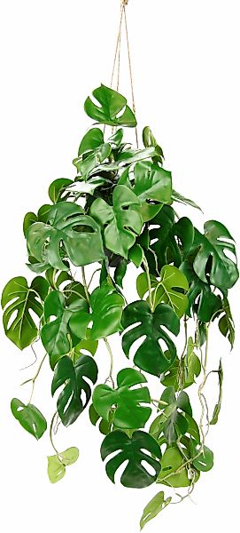 I.GE.A. Kunstpflanze "Künstliche Monstera Hängende Splitphilo Hängeampel", günstig online kaufen