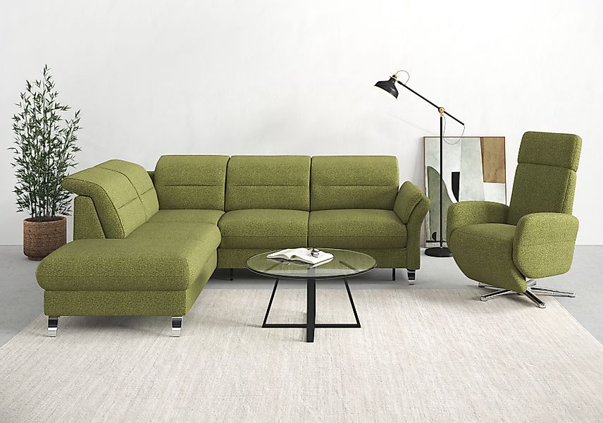 sit&more Ecksofa Grenoble L-Form mit Federkern, günstig online kaufen