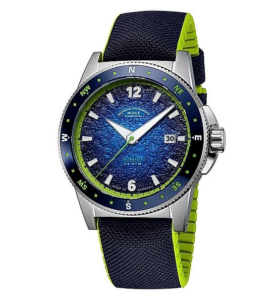 Nautische Instrumente Mühle Glashütte/Sa. Automatikuhr Herrenuhr Mühle Glas günstig online kaufen