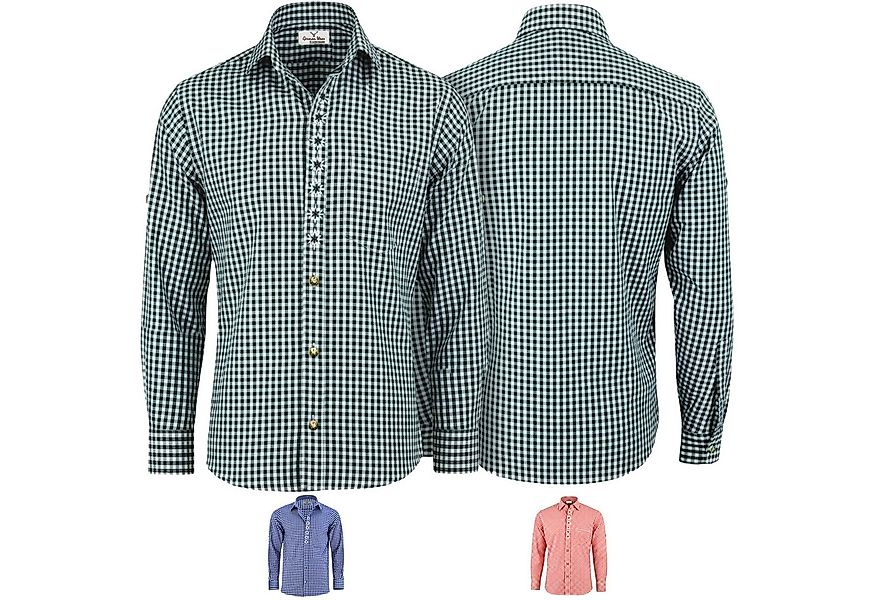 German Wear Trachtenhemd GW120x-EW Trachtenhemd für Trachtenlederhose mit E günstig online kaufen