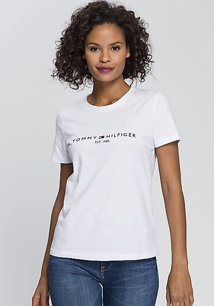 Tommy Hilfiger Rundhalsshirt "HERITAGE HILFIGER C-NK REG TEE", mit gestickt günstig online kaufen