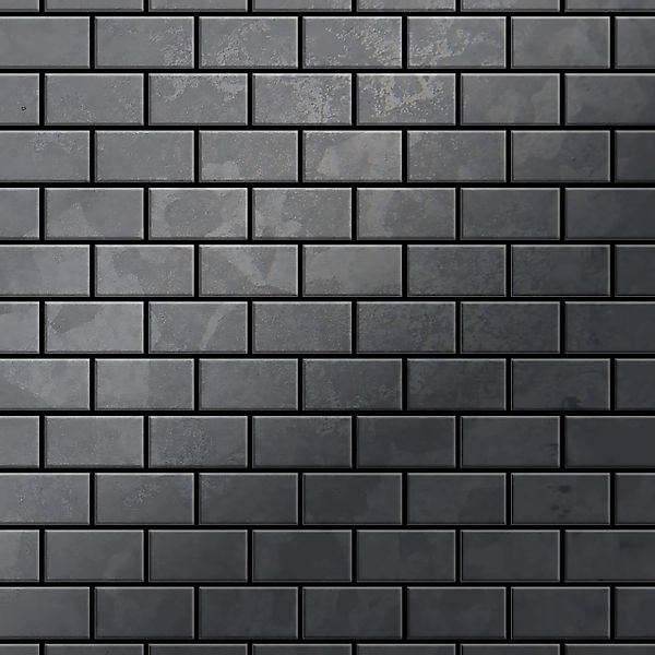 ALLOY Mosaik Fliese Massiv Metall Rohstahl Gewalzt Grau 1,6mm Stark House-r günstig online kaufen