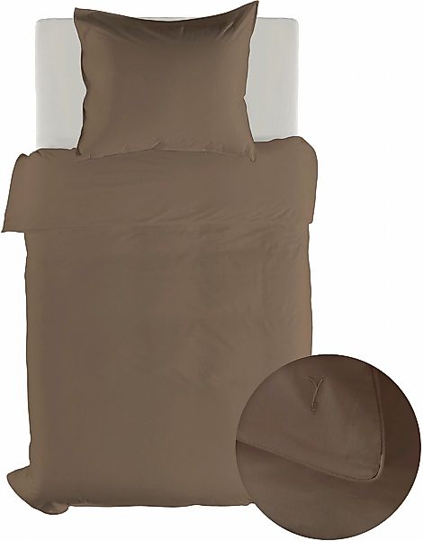 YELLOW Bettwäsche "Suite-Dubai" 2 Stk. tlg. Uni Design, 100% Baumwolle ab 1 günstig online kaufen