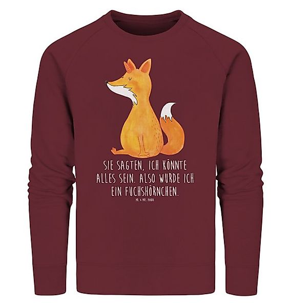 Mr. & Mrs. Panda Longpullover Einhorn Wunsch Größe L - Burgundy - Geschenk, günstig online kaufen
