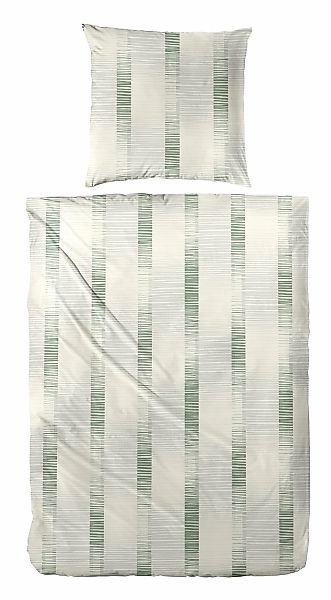 Primera Bettwäsche "Feinbiber-Bettwäsche Shadow" 2 Stk. mit stilvollen Stre günstig online kaufen