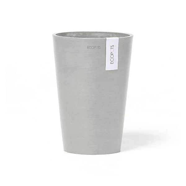 Ecopots Vase Pisa Weißgrau 14 cm x 20 cm günstig online kaufen