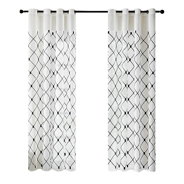 BYSURE Gardine (2 St), Ösen, transparent, günstig online kaufen