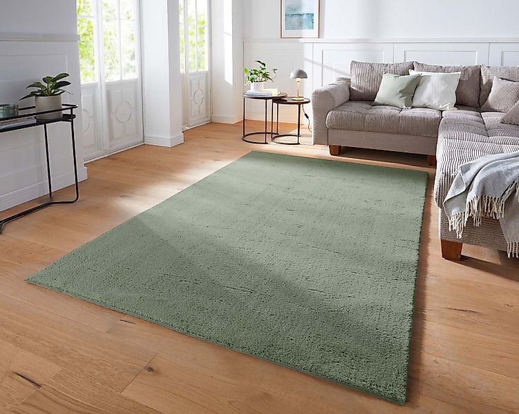 TaraCarpet Teppich Supersoft Kurzflorteppich Fiona Uni, günstig online kaufen