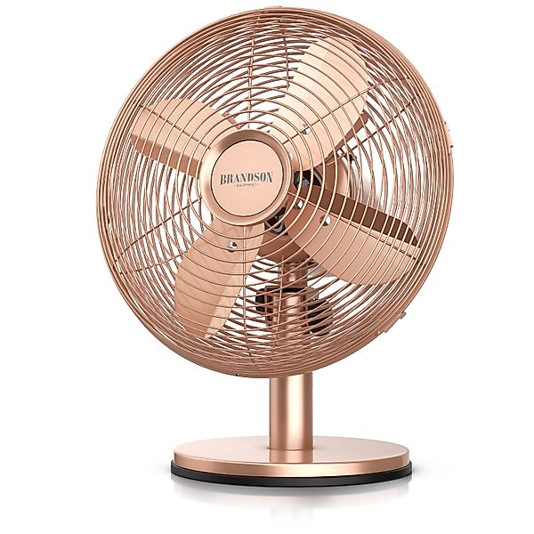 Brandson Tischventilator Retro Design, Oszillation, Neigungswinkel günstig online kaufen