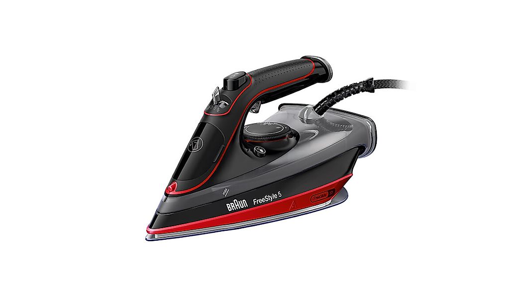 Braun Dampfbügeleisen "TexStyle 5 SI 5057 RD - 2.700 W, 220 g Dampfstoß, 30 günstig online kaufen