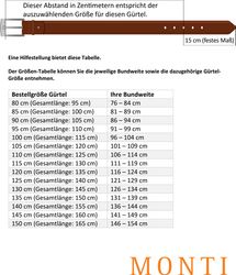 MONTI Flechtgürtel HAMBURG 3,5 cm breit, günstig online kaufen