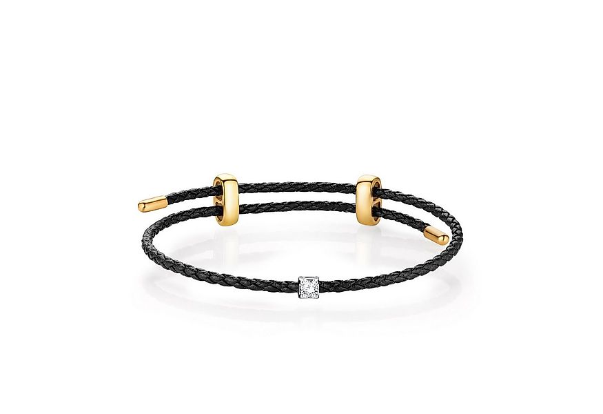 Sternvoll Armband Armband 750er Gold 0,1 ct Diamantarmband verstellbar Gesc günstig online kaufen