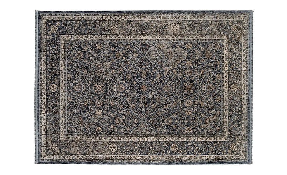 Kurzflorteppich   ¦ blau ¦ Synthetische Fasern ¦ Maße (cm): B: 200 H: 0,7 T günstig online kaufen