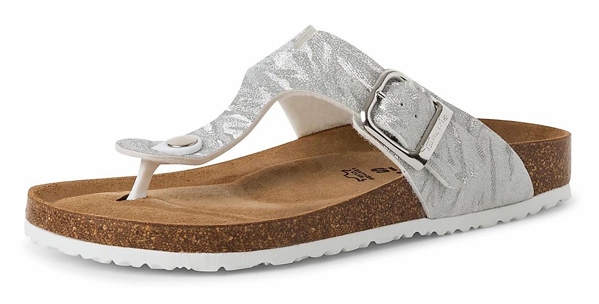 Tamaris Zehentrenner "CORRA", Sommerschuh, Schlappen mit angenehmen Zehenst günstig online kaufen