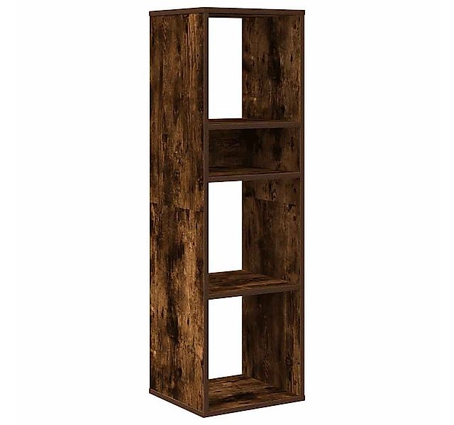vidaXL Bücherregal Bücherregal Räuchereiche 34x31x112 cm Holzwerkstoff, 1-t günstig online kaufen