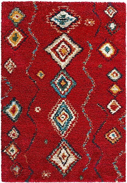 HANSE Home Hochflor-Teppich »Geometric«, rechteckig, 30 mm Höhe, Shaggy, Fl günstig online kaufen
