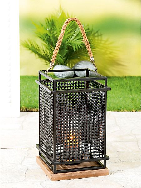 Casablanca by Gilde Windlicht »Kerzenhalter Metall Geflecht«, (1 St.), 1-fl günstig online kaufen