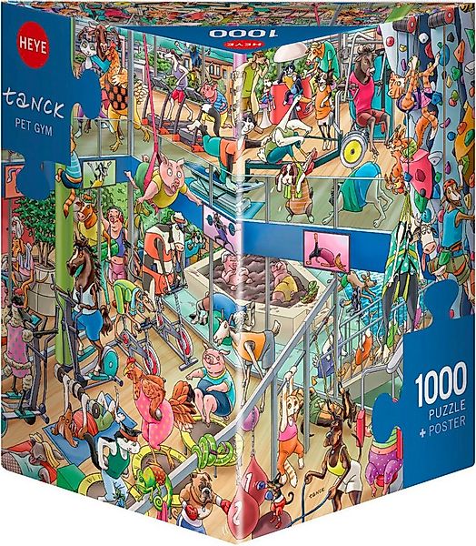HEYE Puzzle Pet Gym, 1000 Puzzleteile, Made in Europe günstig online kaufen