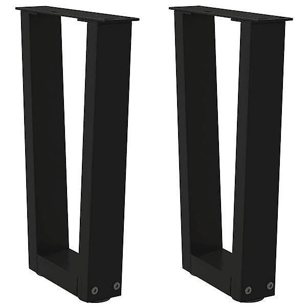 vidaXL Tischbein Couchtischbeine V-Form 2 Stück günstig online kaufen
