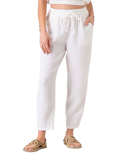 WENOR Schlupfhose Musselin Sommerhose, 100 % Baumwolle, elastischer Bund, K günstig online kaufen