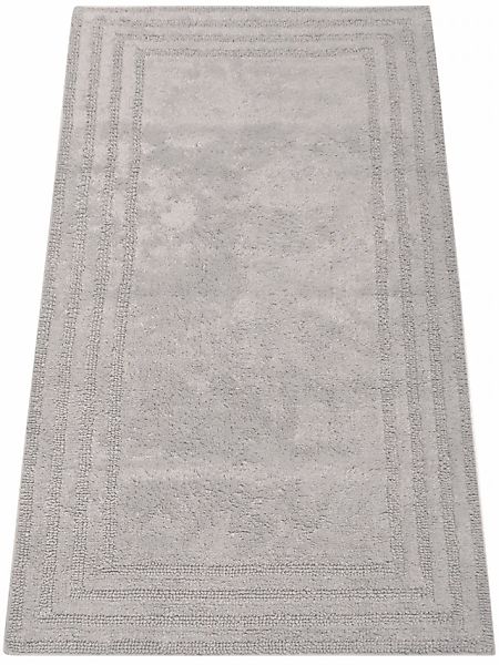 my home Badematte »Inga, Rahmen, Badvorleger, Badezimmer Teppich« Höhe 18 m günstig online kaufen