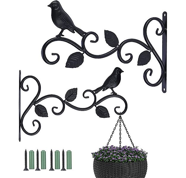 NUODWELL Wandhaken 2 Stück Pflanzenhalterung, Laternenhaken, Blumenampel Wa günstig online kaufen