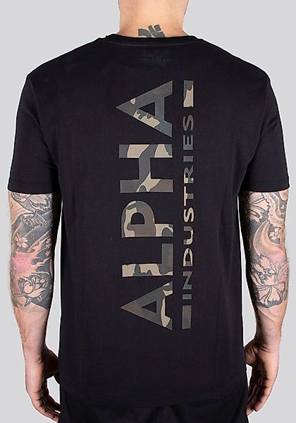 Alpha Industries Rundhalsshirt Back Tee Camo günstig online kaufen